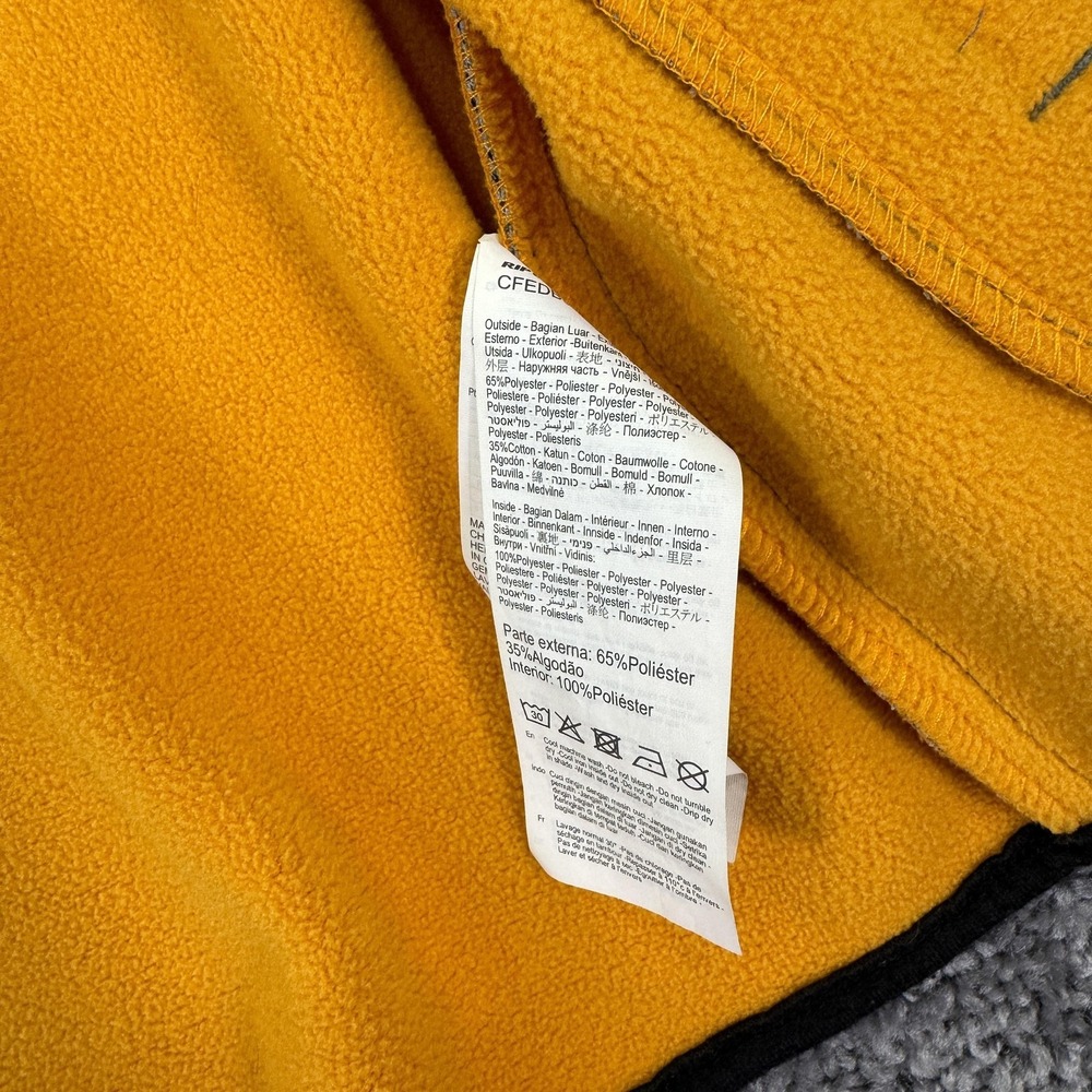 Rip Curl Sweatshirt Mens Large Blue Gray Anti Series Hooded Zip Outdoor Fleece - Picture 9 of 12